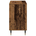Gabinete de Baño con estante Madera Vieja 80 x 33 x 60 cm