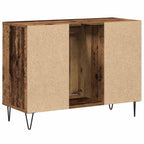 Gabinete de Baño con estante Madera Vieja 80 x 33 x 60 cm