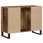 Gabinete de Baño con estante Madera Vieja 80 x 33 x 60 cm