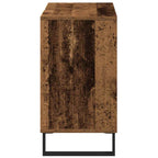 Gabinete de Baño con estante Madera Vieja 80 x 33 x 60 cm