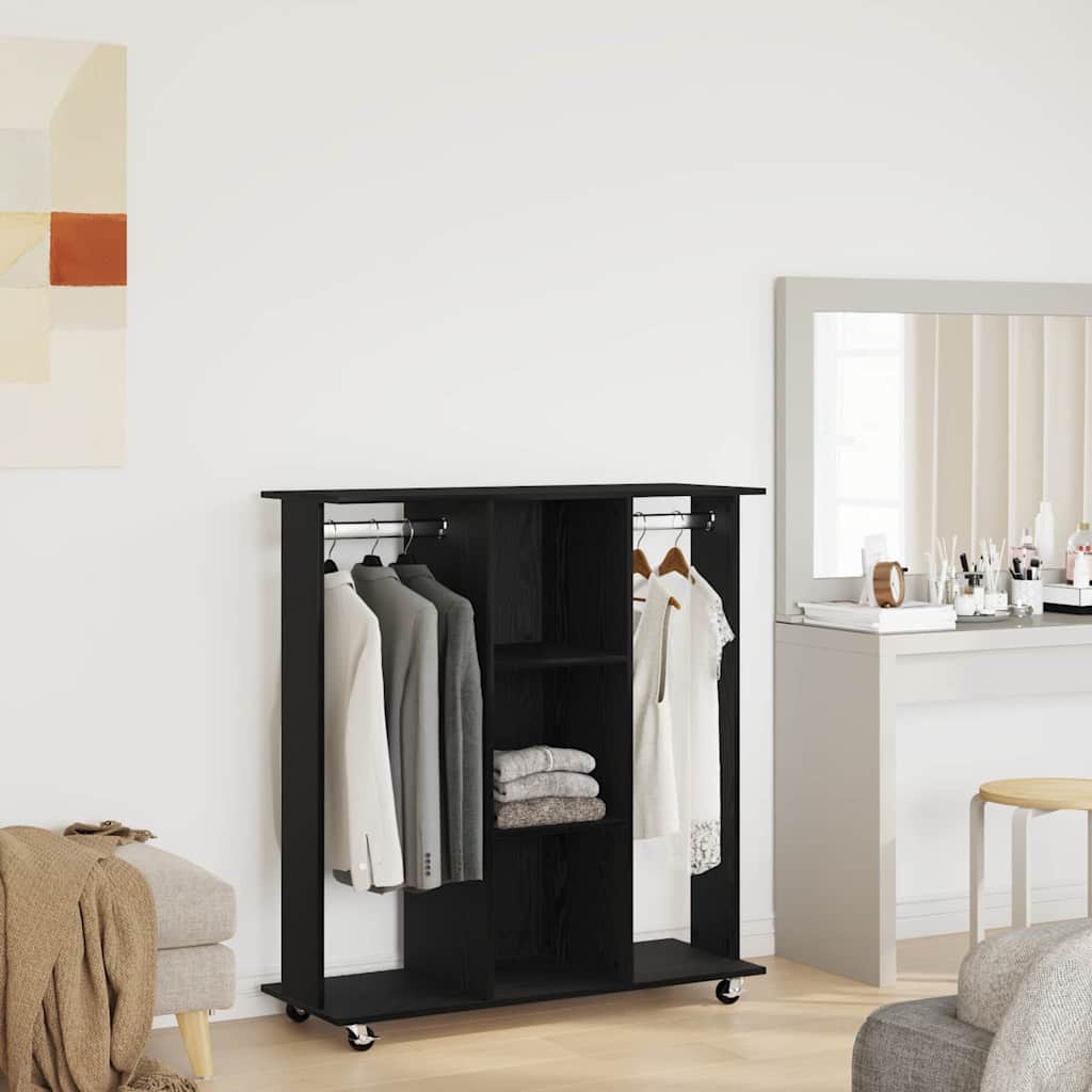 Armario Roble negro 102 x 38 x 110 cm Madera contrachapada