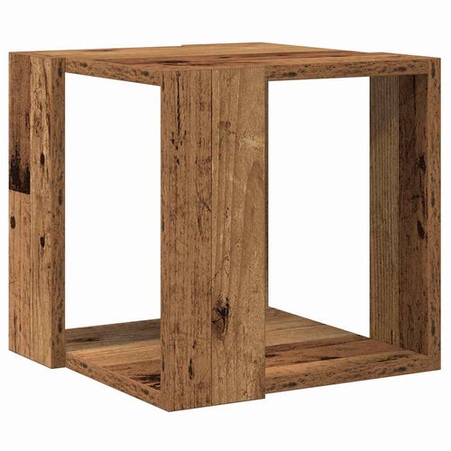 Mesa de Café Madera envejecida 32 x 32 x 30 cm