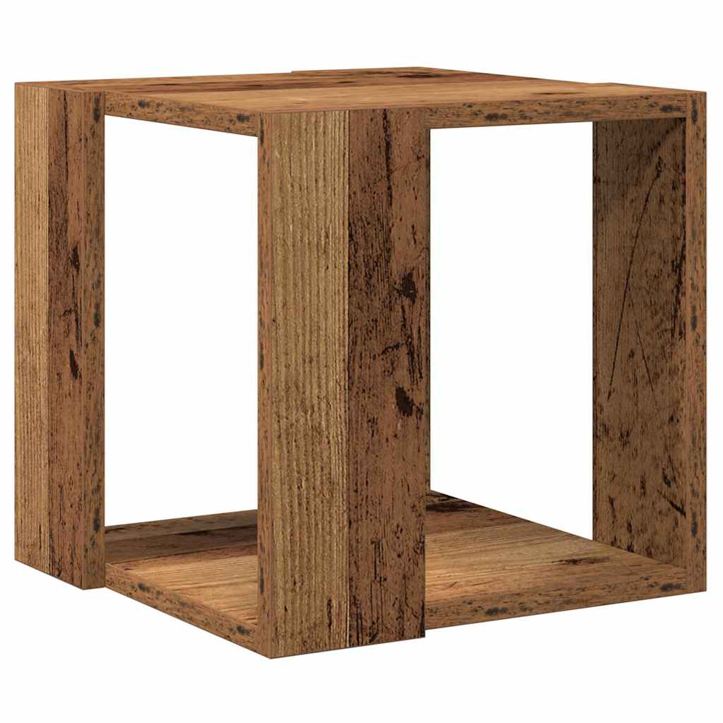 Mesa de Café Madera envejecida 32 x 32 x 30 cm
