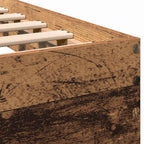 Estructura de cama con cabecera Madera vieja 193 x 125 x 70 cm