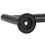 Soporte para toallas Negro 61 x 14,5 x 5 cm Acero inoxidable