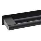 Soporte para toallas Negro 40 x 9 x 4 cm Acero inoxidable