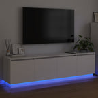 Gabinete de TV con LED 180 x 38 x 49 cm Madera contrachapada