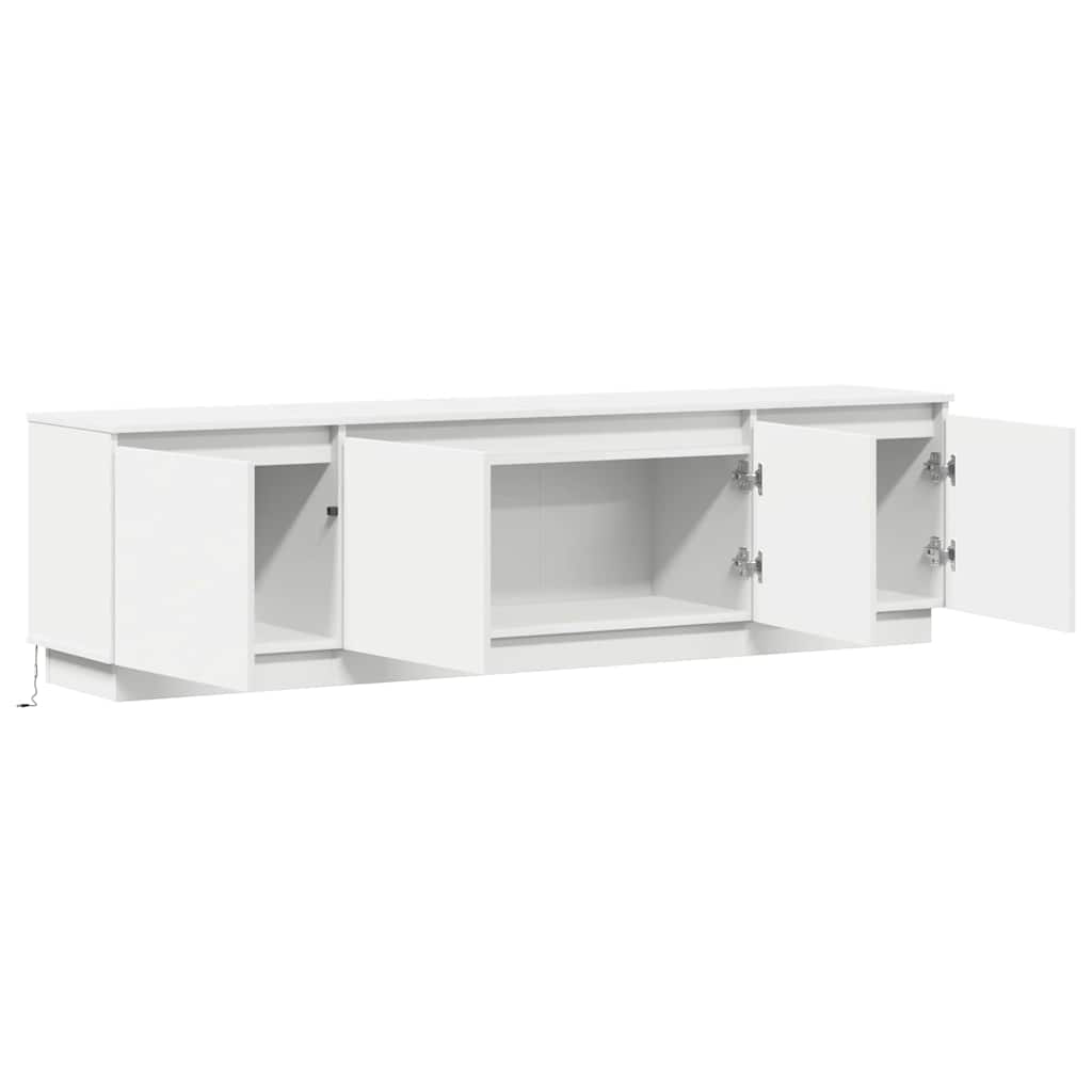 Gabinete de TV con LED 180 x 38 x 49 cm Madera contrachapada