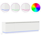 Gabinete de TV con LED 180 x 38 x 49 cm Madera contrachapada