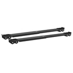 Base para lavadora 2 pcs Negro 72 x 5 x 4,5 cm Acero inoxidable