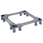 Base para lavadora Manual Gris 67 x 67 x 12 cm Acero inoxidable
