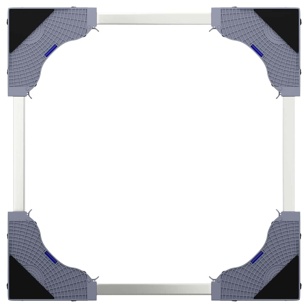 Base para lavadora Gris 67 x 67 x 21,5 cm Acero inoxidable