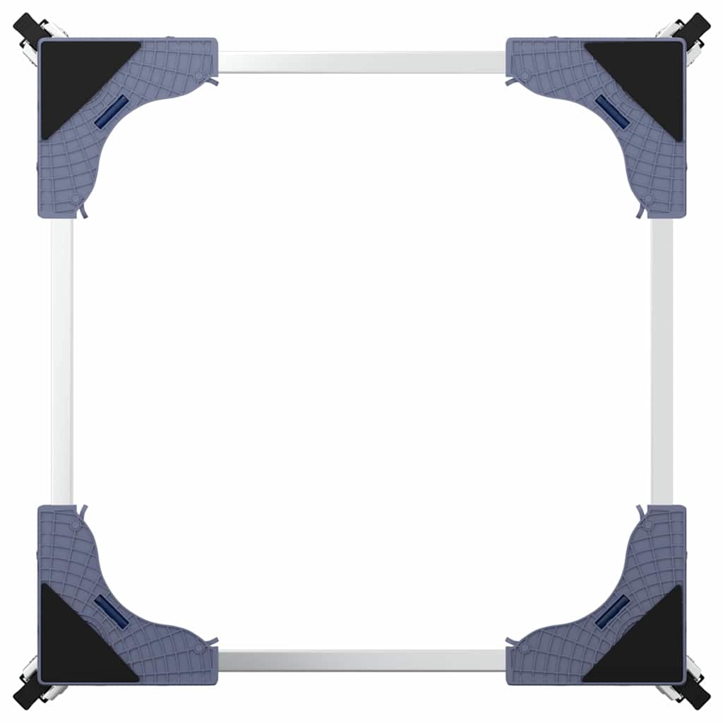 Base para lavadora Manual Gris 66 x 66 x 12 cm Acero inoxidable