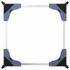Base para lavadora Manual Gris 66 x 66 x 12 cm Acero inoxidable