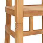 Silla 2 pcs Marrón 63 x 58 x 89 cm Madera de teca maciza