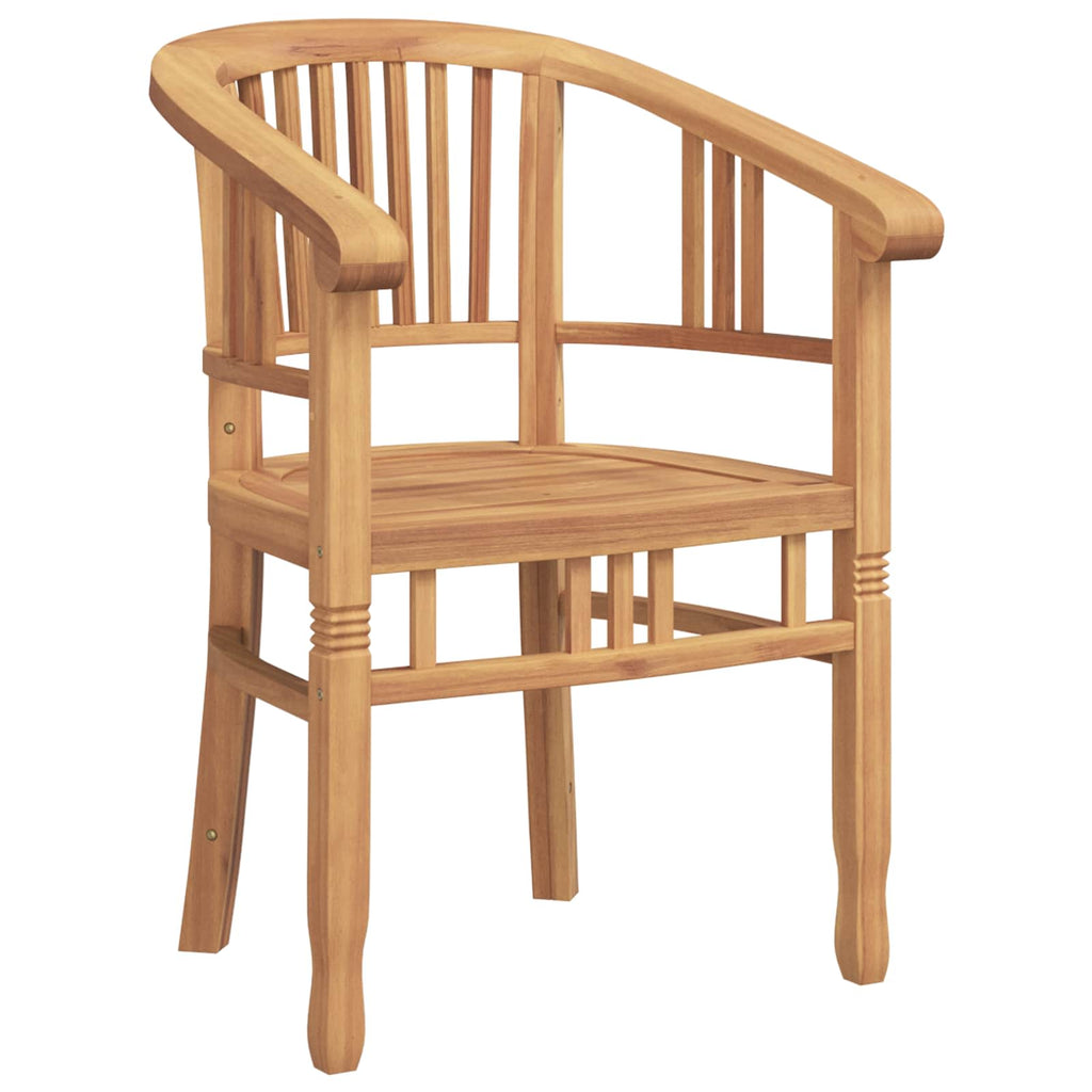 Silla 2 pcs Marrón 63 x 58 x 89 cm Madera de teca maciza
