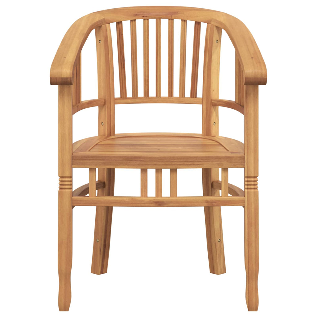 Silla 2 pcs Marrón 63 x 58 x 89 cm Madera de teca maciza