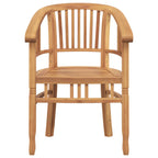 Silla 2 pcs Marrón 63 x 58 x 89 cm Madera de teca maciza