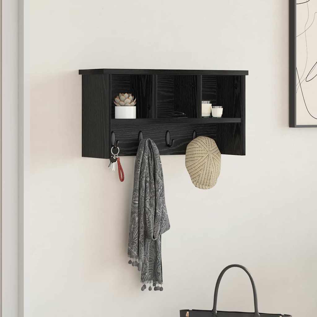 Perchero de pared 100 x 16 x 26 cm Madera de ingeniería