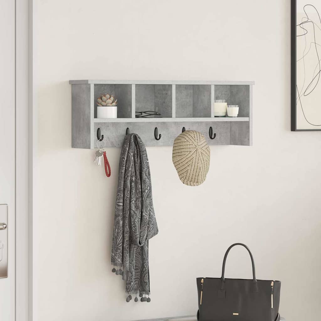 Perchero de pared 100 x 16 x 26 cm Madera de ingeniería