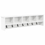 Perchero de pared 100 x 16 x 26 cm Madera de ingeniería