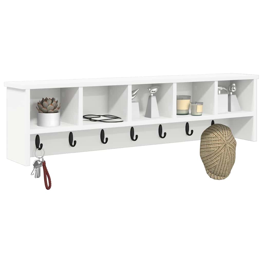 Perchero de pared 100 x 16 x 26 cm Madera de ingeniería