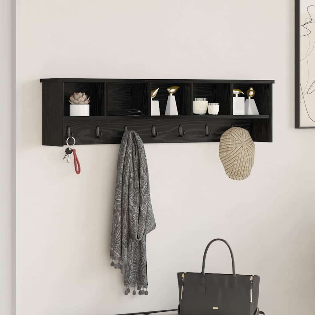 Perchero de pared 100 x 16 x 26 cm Madera de ingeniería