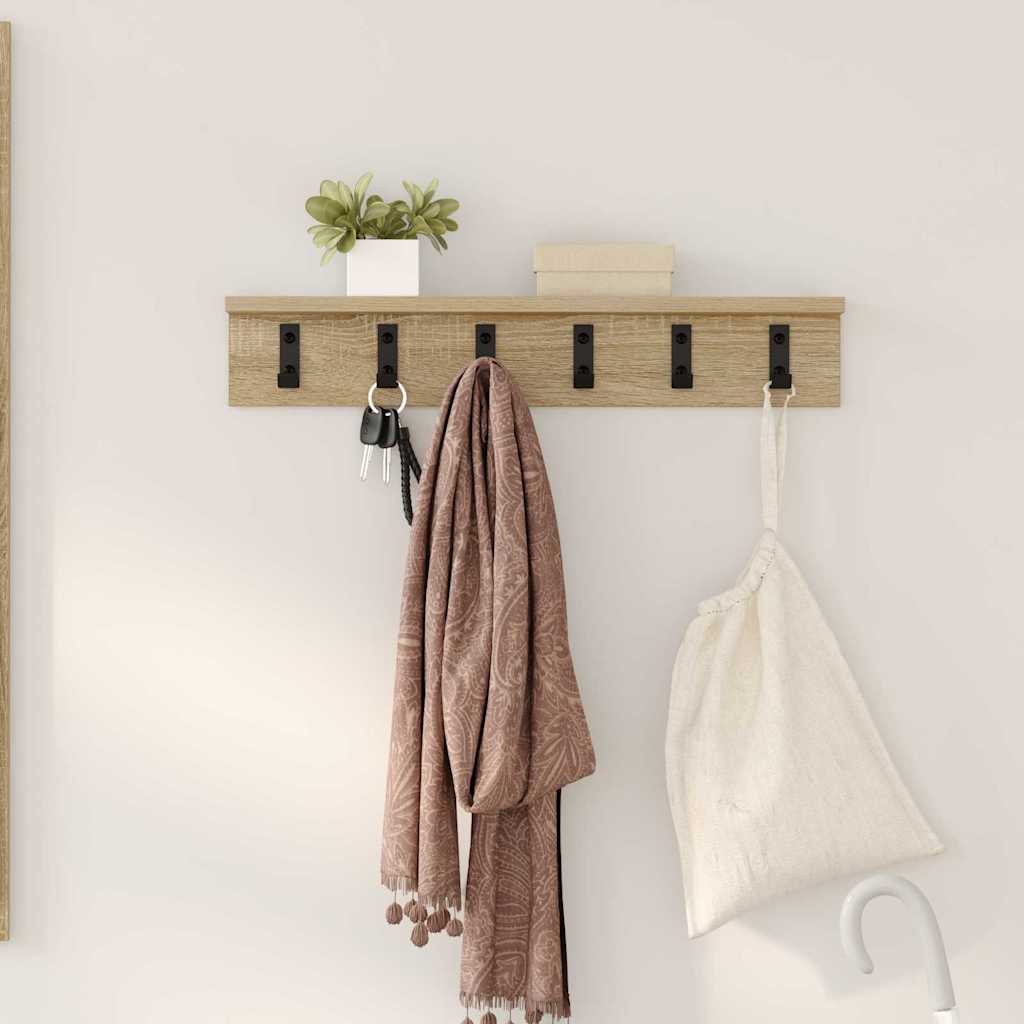 Perchero de pared 100 x 10,5 x 10,5 cm Madera de ingeniería