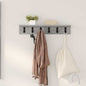 Wall coat rack 100 x 10.5 x 10.5 cm Engineered wood