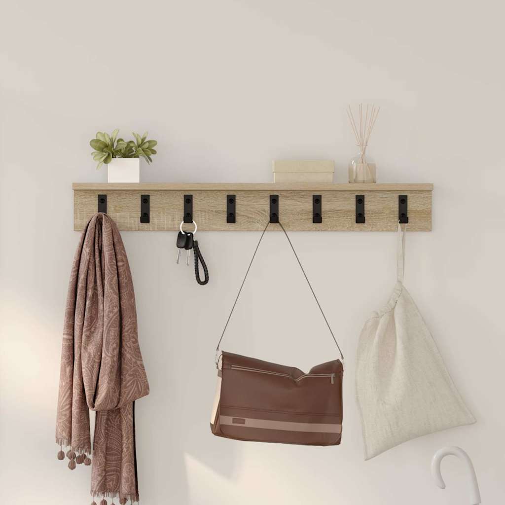 Perchero de pared 100 x 10,5 x 10,5 cm Madera de ingeniería