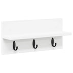 Perchero de pared 40 x 10,5 x 18 cm Madera de ingeniería