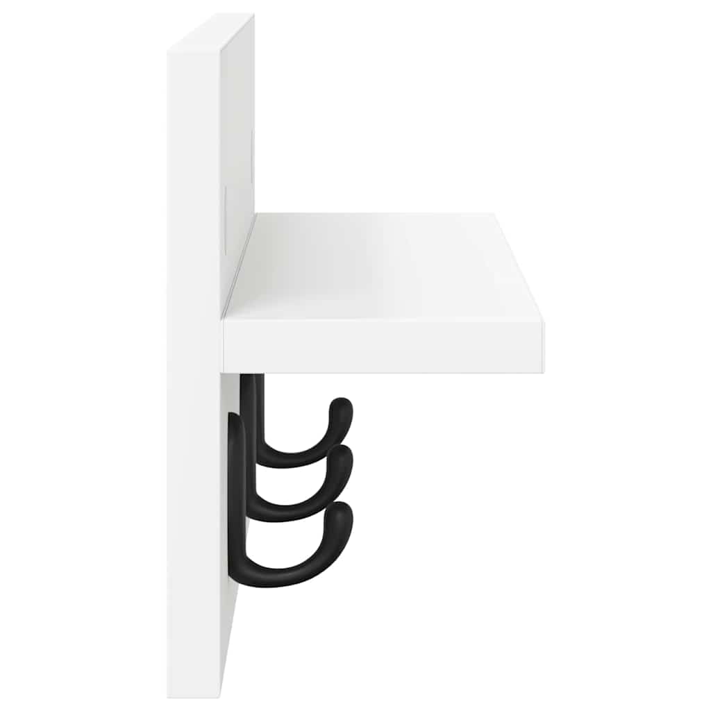 Perchero de pared 40 x 10,5 x 18 cm Madera de ingeniería