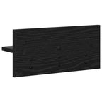 Perchero de pared Roble Negro 40 x 10,5 x 18 cm