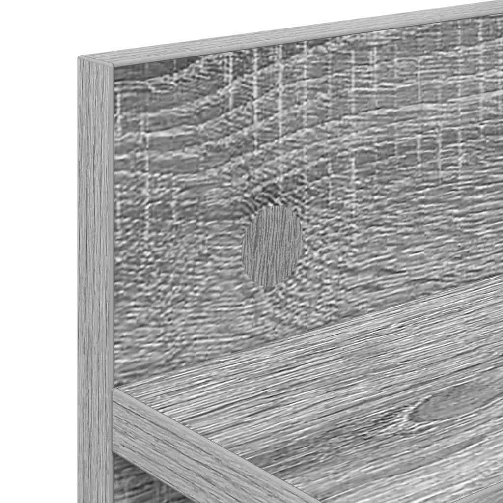 Perchero de pared Gris Sonoma 40 x 10,5 x 18 cm