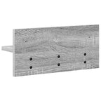 Perchero de pared Gris Sonoma 40 x 10,5 x 18 cm