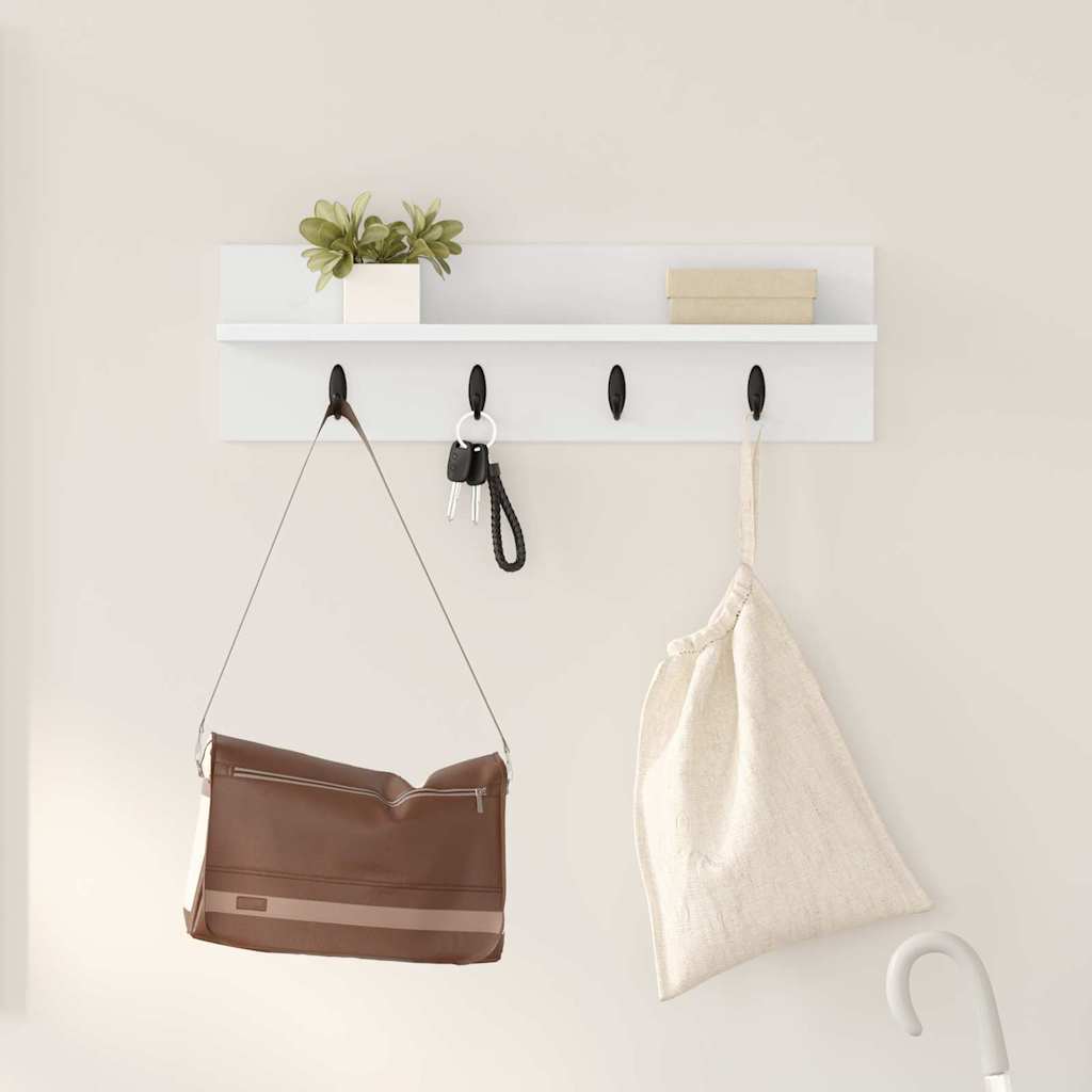 Perchero de pared 40 x 10,5 x 18 cm Madera de ingeniería