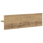 Perchero de pared Roble artesanal 60 x 10,5 x 18 cm