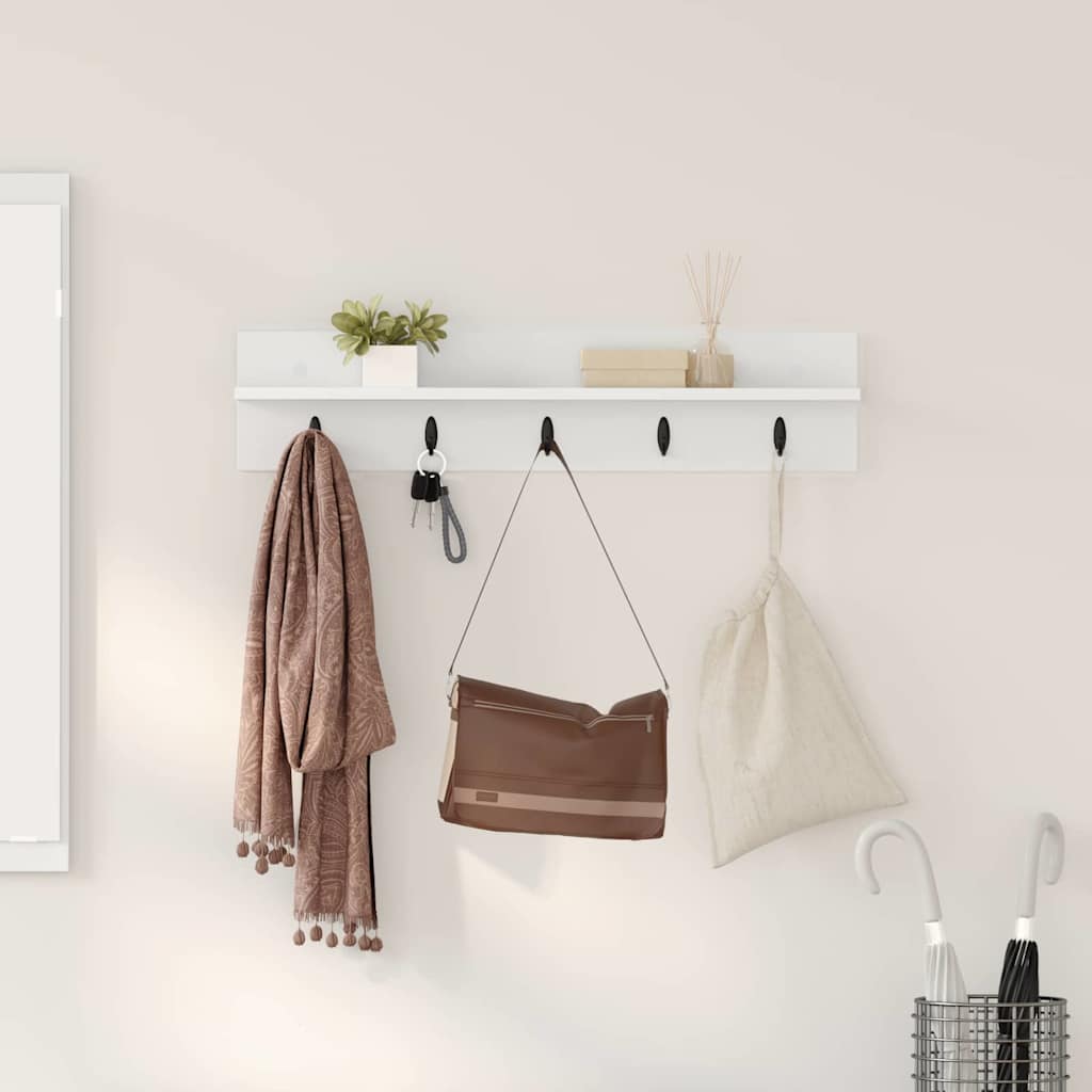 Perchero de pared 40 x 10,5 x 18 cm Madera de ingeniería