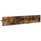 Perchero de pared Roble ahumado 100 x 10,5 x 18 cm