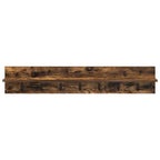 Perchero de pared Roble ahumado 100 x 10,5 x 18 cm