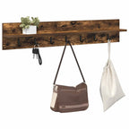 Perchero de pared Roble ahumado 100 x 10,5 x 18 cm
