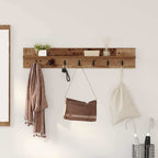 Perchero de pared Gris Sonoma 40 x 10,5 x 18 cm