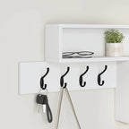 Perchero de pared 100 x 12 x 43,5 cm Madera de ingeniería
