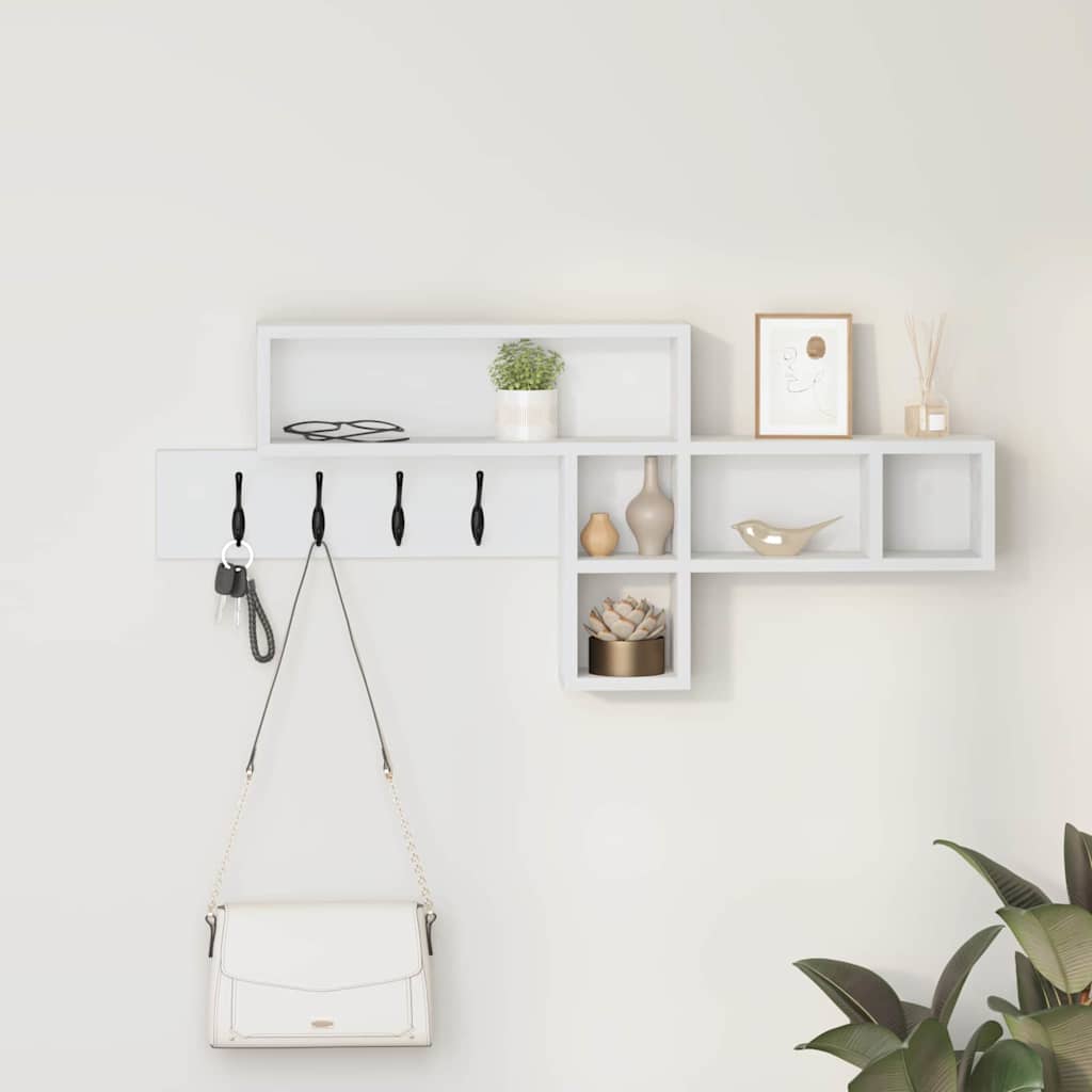 Perchero de pared 100 x 12 x 43,5 cm Madera de ingeniería