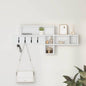 Wall coat rack 100 x 12 x 43.5 cm Engineered wood