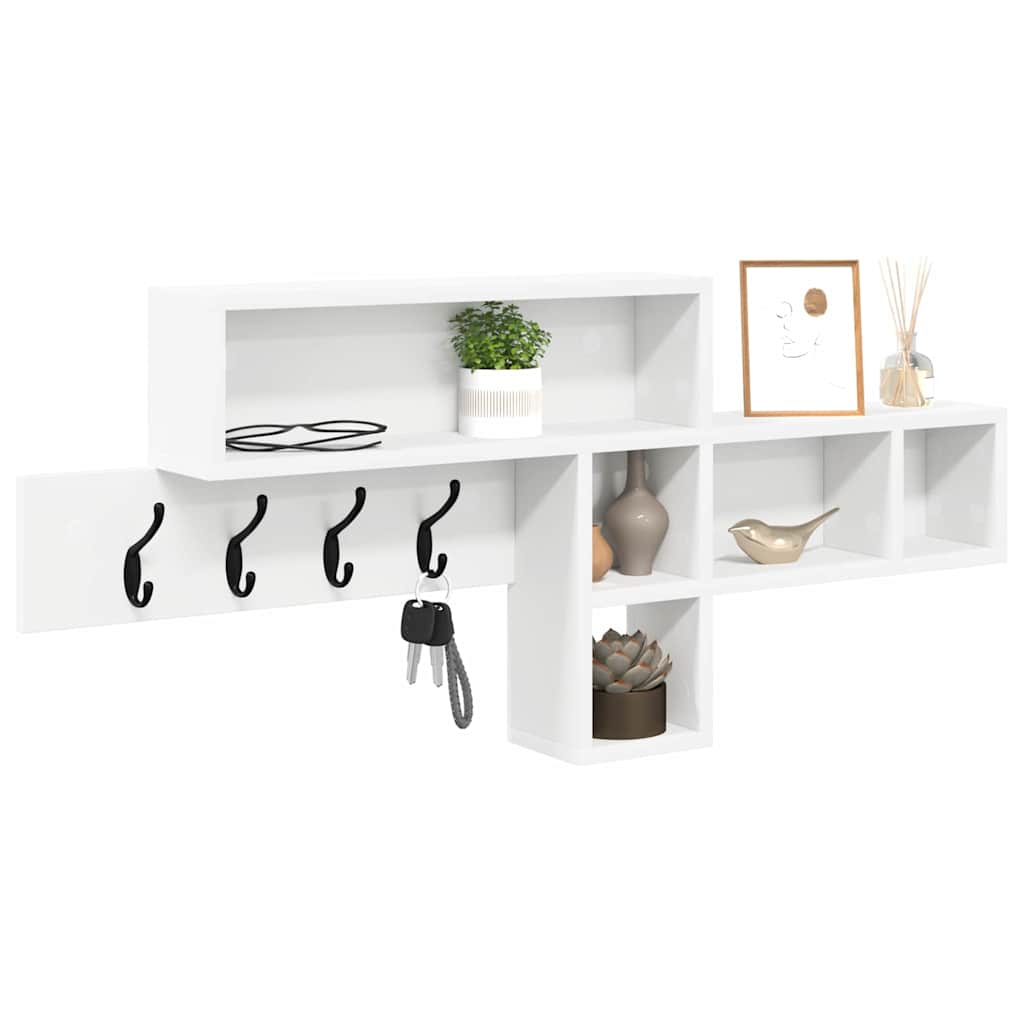 Perchero de pared 100 x 12 x 43,5 cm Madera de ingeniería