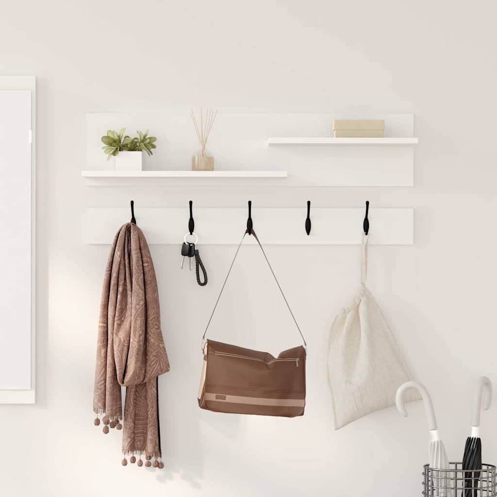 Perchero de pared 90 x 15 x 36 cm Madera de ingeniería