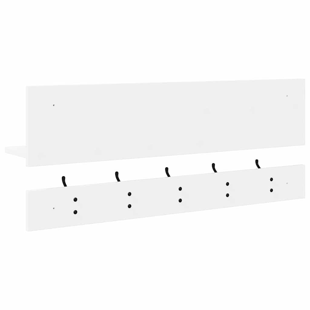 Perchero de pared 90 x 15 x 36 cm Madera de ingeniería