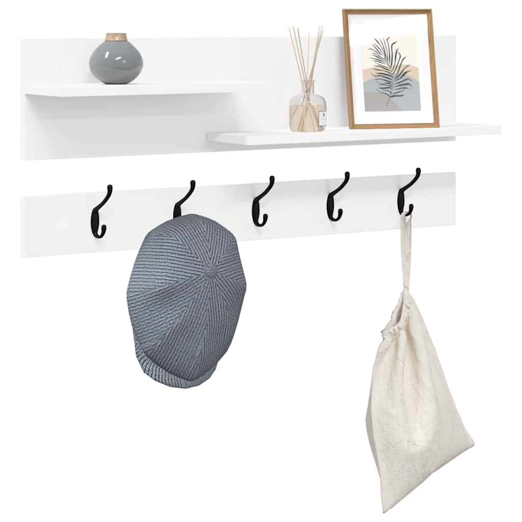 Perchero de pared 90 x 15 x 36 cm Madera de ingeniería