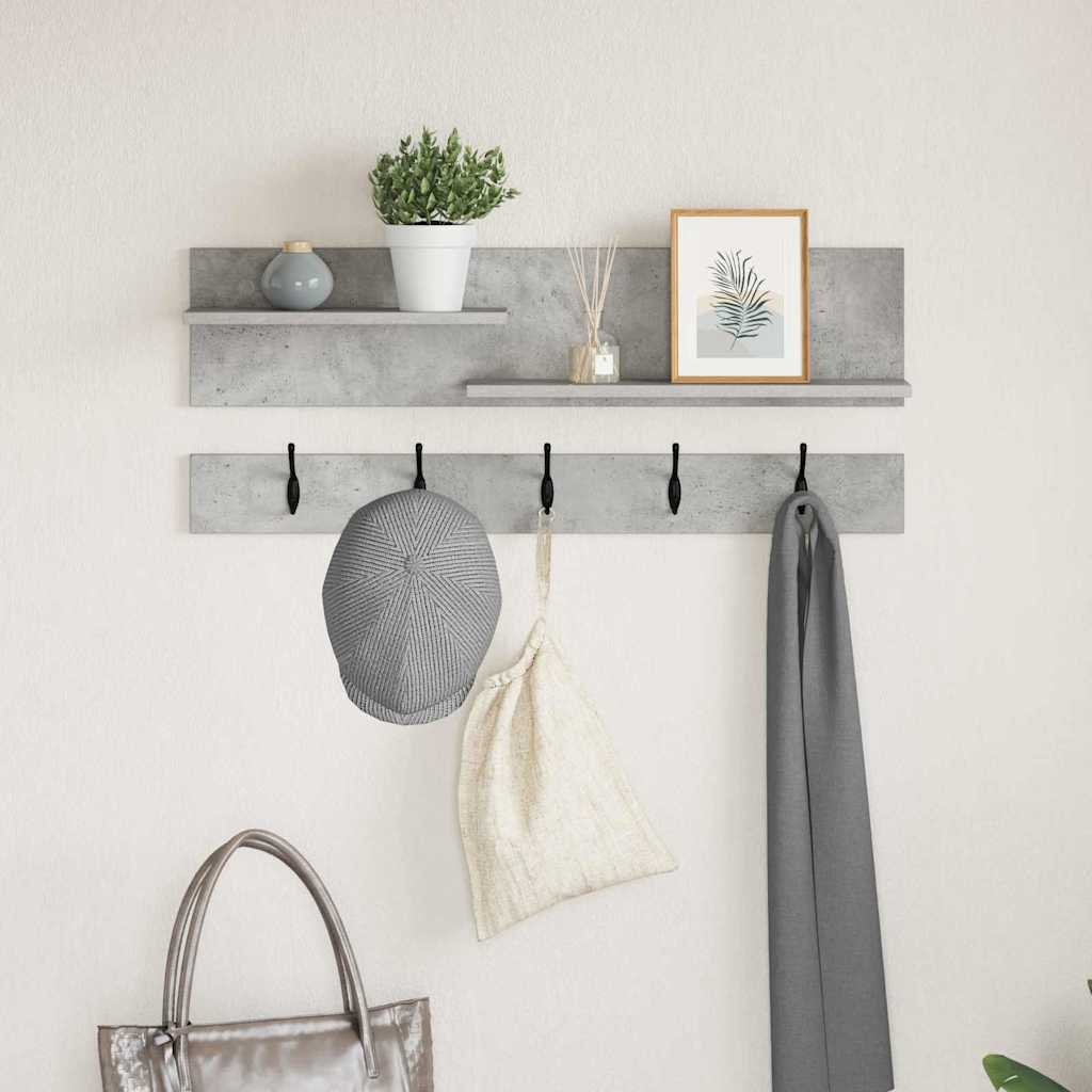 Perchero de pared 90 x 15 x 36 cm Madera de ingeniería